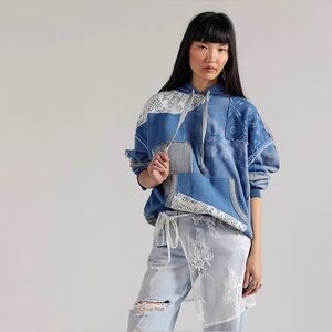 Free people We The Free Tattered Romance Hoodie